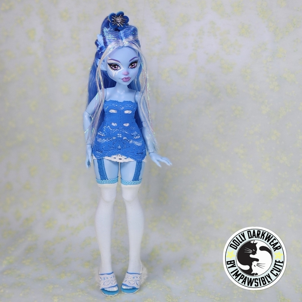 🎨 Lingerie Set for G3 Monster High Abbey Bominable Doll